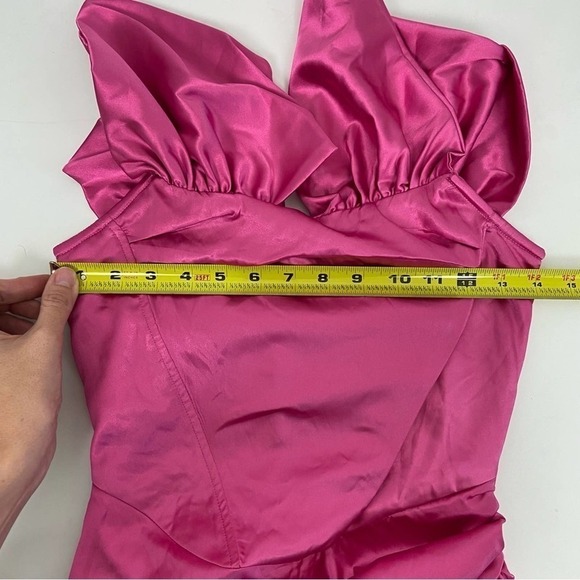 Superdown Aurora Corset Mini Dress in Magenta Size XXS - Picture 10 of 11